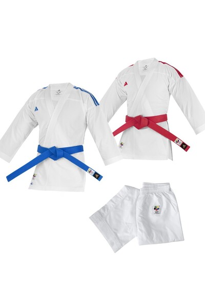 adidas K250Kit Senko Karate Kumite Suit Set (2 Tops - 1 Pants)