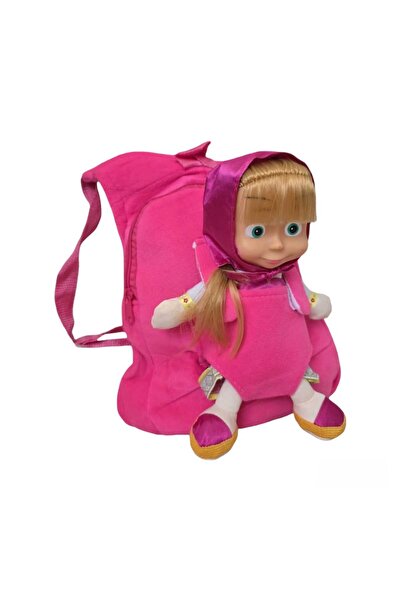 Virtual Trend 2 in 1 Children's Backpack with Removable Plush Doll Masha, Vel...