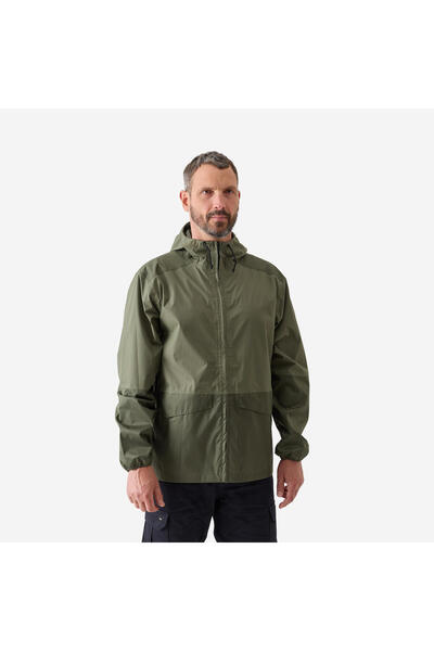 Decathlon Solognac Erkek Avcı Yağmurluğu - Yeşil - Avcılık ve Doğa Gözlemi - 100