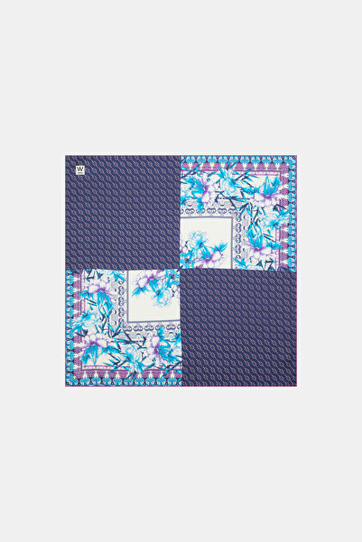 W Collection ÇİÇEK DESENLİ İPEK MENDİL