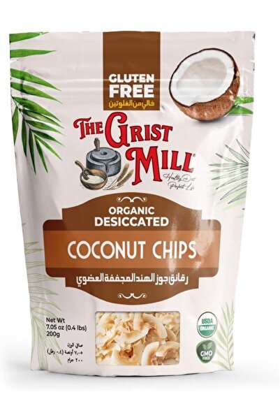 The Grist Mills رقائق جوز الهند المحمصة العضوية المعتمدة، خالية من الغلوتين و...