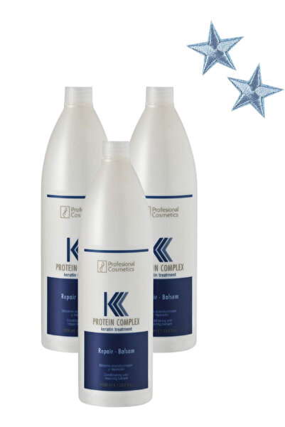 Profesional Cosmetics 3 Pieces Protein Complex Keratin Treatment Repair Balsa...