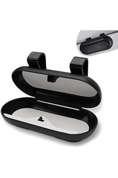 SYOSI Sunglasses Holder for Car Visor, Universal Glasses Storage Box, Sun Gla...