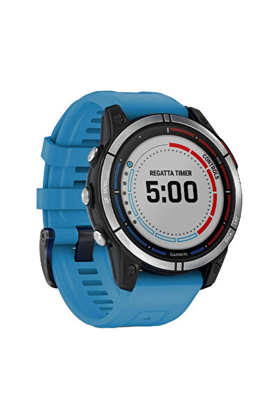 Garmin Ρολόι Quatix 7 Έκδοση Standard GPS 47mm Μπλε Λουράκι - Μπλε