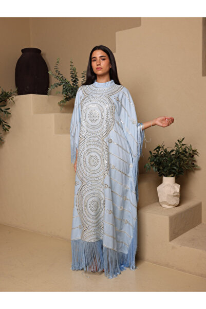 IKKXA Shimmering Diamond Pattern Jalabiya
