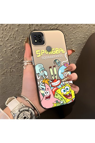 CHICASELUX حافظة كرتونية متوافقة مع Redmi 9C/10A، مجموعة شخصيات تحت البحر، طب...