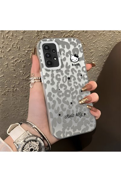 CHICASELUX Samsung Galaxy A23 4G/5G Compatible Grey Leopard Pattern Phone Cas...