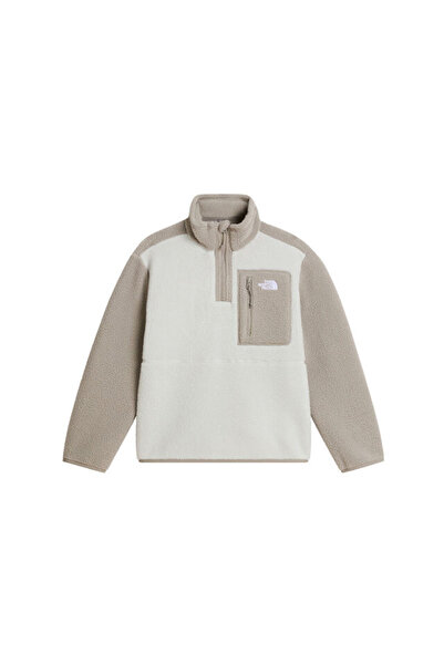 THE NORTH FACE TEEN YUMIORI 1/4 ZIP JACKET Çocuk Outdoor Çeyrek Fermuarlı Polar Üst NF0A8J61P481 Gri