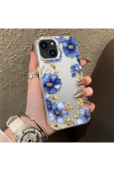 CHICASELUX حافظة أنيقة متوافقة مع هاتف iPhone 13 Mini، طباعة مسطحة إبداعية عل...