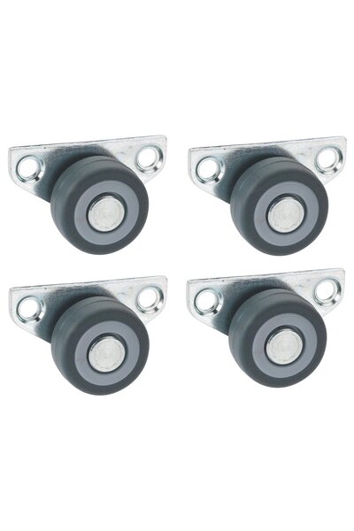 OEM Parquet Side Roller TPE Wheel 30x14mm Durable Grey – 4 pcs