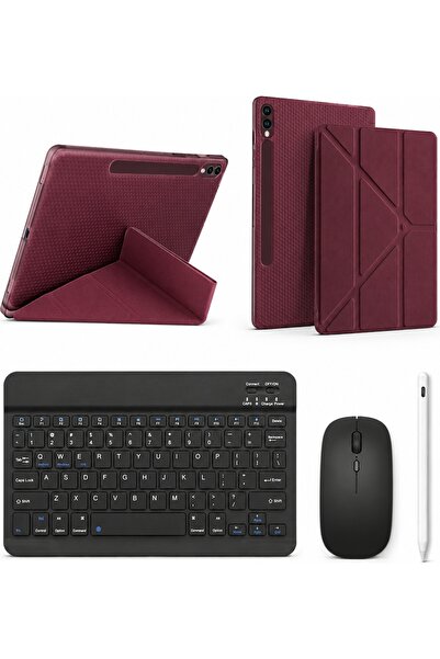 Five e Samsung Galaxy Tab S10 Lite ile Uyumlu Origami Combo Türkçe Klavyeli K...