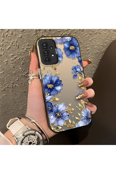 CHICASELUX حافظة سامسونج جالاكسي A13 4G/5G متوافقة مع تصميم الزهور الأنيق، طب...