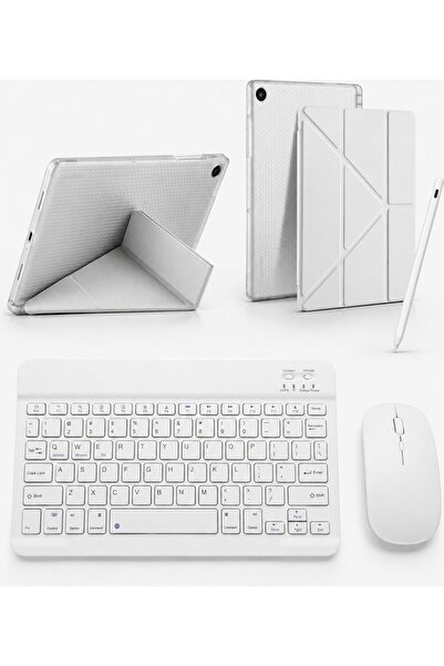 Five e Apple iPad 7/8/9 10.2 ile Uyumlu Origami Combo Türkçe Klavyeli Kılıf M...