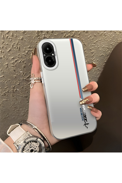 CHICASELUX حافظة Realme C67 4G المتوافقة مع نمط سباق السرعة، شريط عمودي باللو...