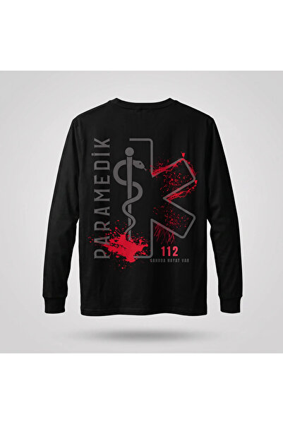 Dune Clothings Sahada Hayat Var Paramedik Uzun Kollu T-shirt