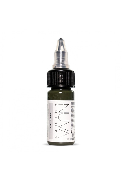 nuva colors Cerneală pentru micropigmentare, Culori NUVA, 415 Camo, 15ml, mac...