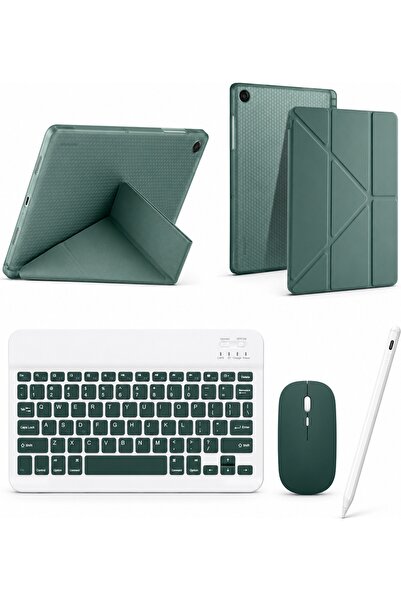 Five e Apple iPad 7/8/9 10.2 ile Uyumlu Origami Combo Türkçe Klavyeli Kılıf M...