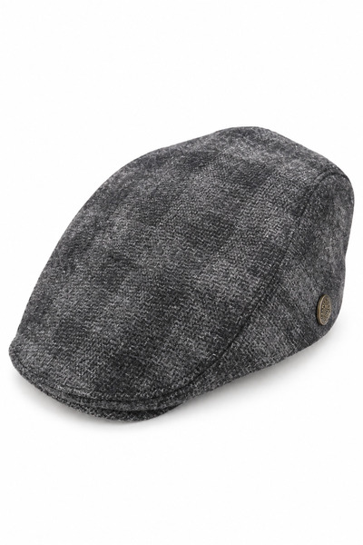 CosmoOutlet Men's Elastic Cap Hat Classic Model Textured Fabric Stylish Daily...