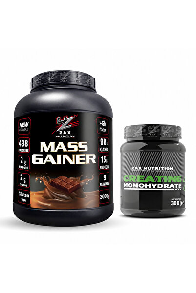 zax nutrition Mass Ganier 2000 gr + 300 gr Creatine Pack