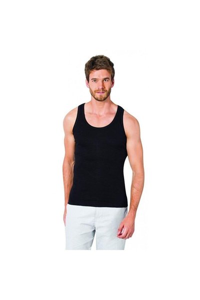 Tutku Yıldızı Men's Classic Colorful Tank Top - 6 Pieces