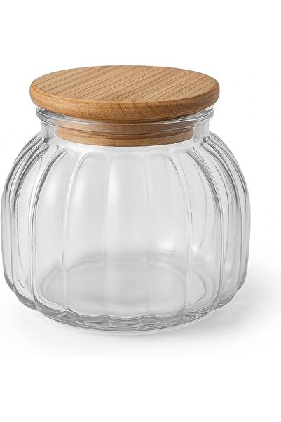 fitto Cereal Dispenser Glass Jars with Lids – Airtight Kitchen Storage Contai...
