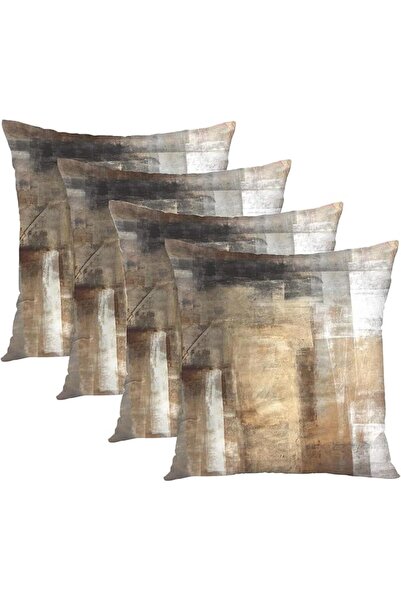 Tazweeq 4 Pcs Oil Painting Pillow Covers, Decorative Throw Pillow Cases, 45x4...