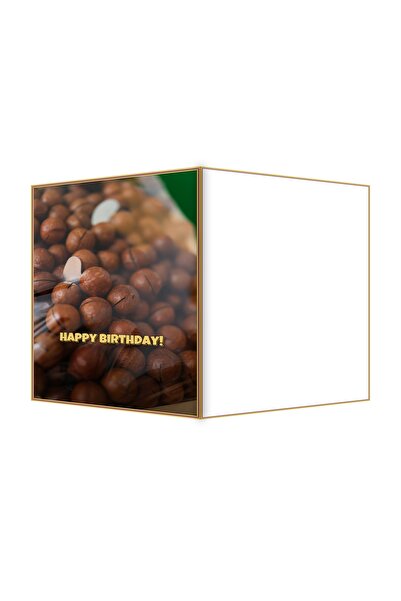 OEM Felicitare Aniversare Nuci Macadamia Proaspete, Design Elegant, 13.3x19.4...