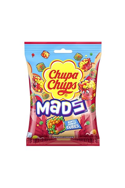 Chupa Chups Mads Soft & Crunchy Cubes Fruit Flavored 115g