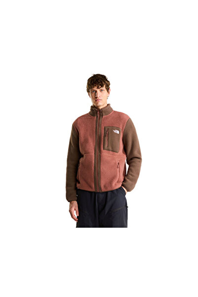 THE NORTH FACE M Yumiori Full Zip Men's Outdoor Fleece Jacket Nf0A883Rtf01 Brown
