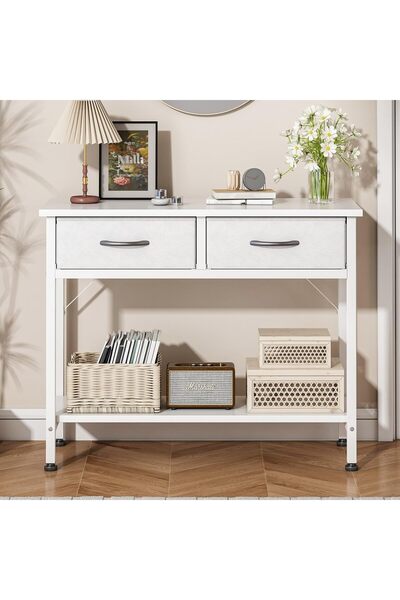 AZZHAAR Console Table Coffee Console Shelf Kitchen Storage Cabinet