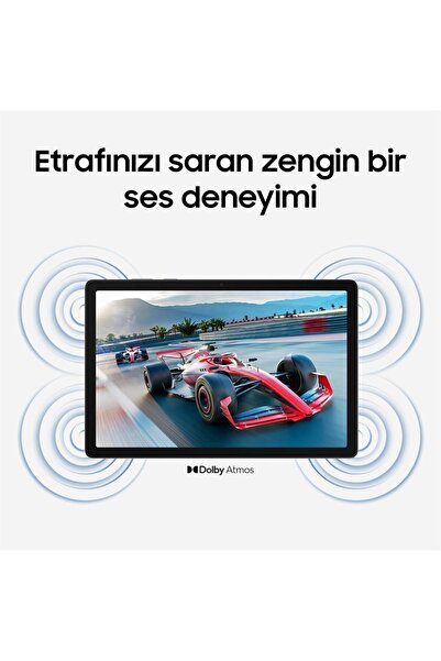 Samsung Galaxy Tab A11+ 8 GB RAM 256 GB Gri SM-X230 Tablet Seti + Kılıf + 25W Hızlı Şarj Adaptörü Dahil