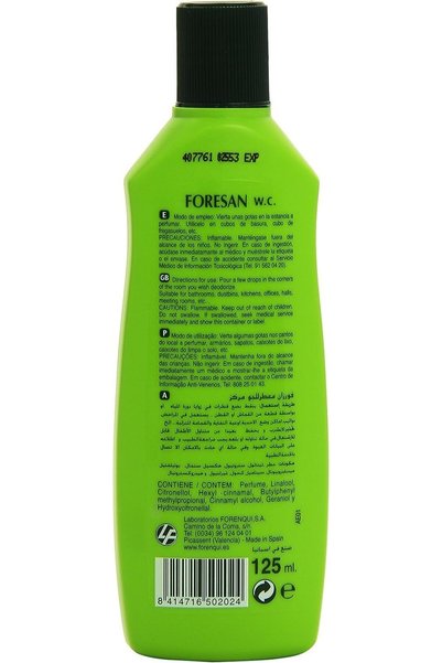 Foresan Green Air Freshener Concentrate, concentrated air freshener 125 ml
