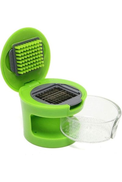 GENERAL Stainless Steel Hand Pressure Vegetable Kitchen Garlic Chopper Multif...