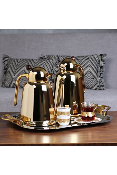 TAVOLO Trams Vefei Gold Marble Set