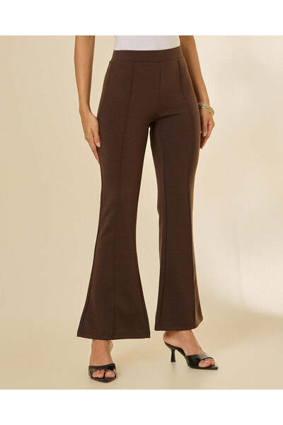 REDTAG Women Brown Flared Leggings
