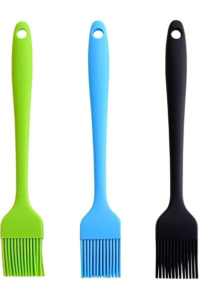ZELLYA Silicone Basting Brush Pastry Brush, 3Pcs BBQ Grill Barbeque Kitchen B...