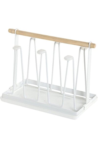 ALMEKAQUZ Metal Cup Holder Drainer Rack Wine Glass Drying Rack Mug Holder Sta...