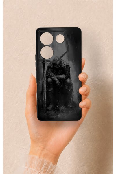 Vip Case حافظة سيليكون متوافقة مع هاتف Tecno Camon 20 Pro 5G بنمط Yorgun Knight