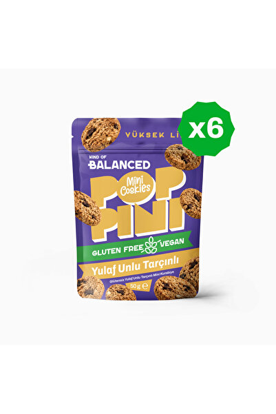 Kind Of Balanced Glütensiz Yulaf Unlu Tarçınlı Mini Kurabiye Poppini 50 gr x ...