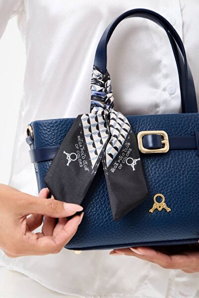 H&D COLLECTİON حقيبة يد وكتف أنيقة للغاية مع وشاح