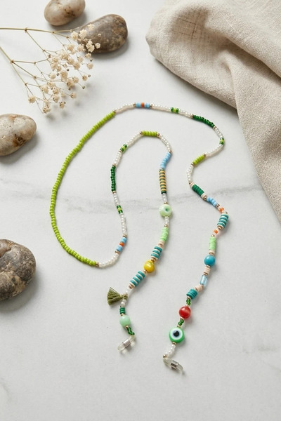 PETEK AKSESUAR Handmade Bead Fimo Glasses Chain