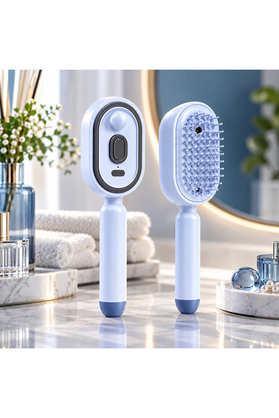 auhma Aura Akse Spreyli Elektrikli Saç Tarağı - İnce Sprey Nemlendirmeli ve A...