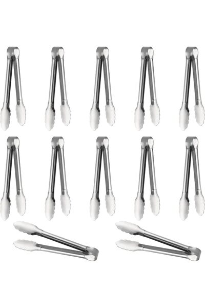 GENERAL Serving Tongs,Buffet Tongs, Stainless Steel Food Tong Serving Tong Sm...