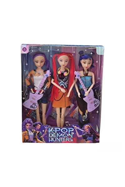 Virtual Trend Σετ Κούκλες Κοριτσιών K-POP Κυνηγοί Δαιμόνων, 3 τεμάχια, PVC, Π...