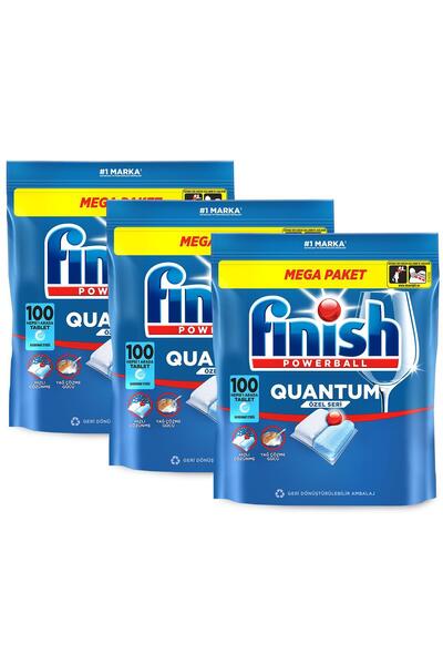 Finish Quantum Özel Seri Bulaşık Makinesi Deterjanı Kapsül Tablet 300 Adet (100x3)