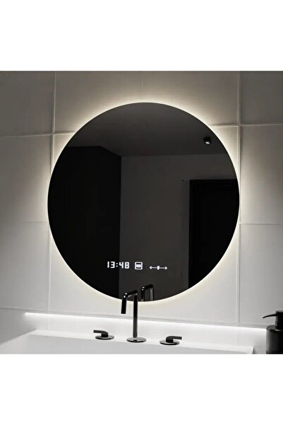 Flippy Στρογγυλός καθρέφτης LED, 70 εκ., Serenite MotionGlow Marcello, Σύστημ...