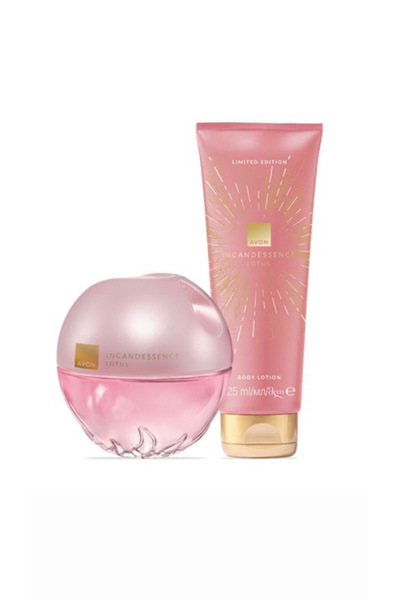 AVON Incandessence lotus kadın 50 ml parfüm ve vücut losyon 125 ml seti