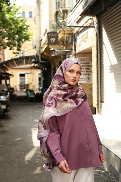 ENRİCO FERRİ Allure Shell Pattern Tensel Shawl