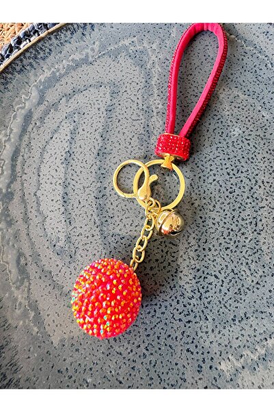 Generic Brand Stone Ball Keychain - Bag Charm