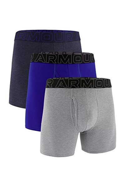 Under Armour Tech Mesh Solid 6" Boxer 3'lü Paket Çok Renkli